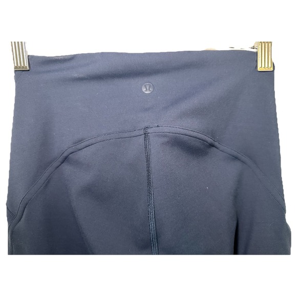 Lululemon Women's SIZE 4 InStill Tights Blue 24 Backdrop Hidden Pocket LW5DJTS